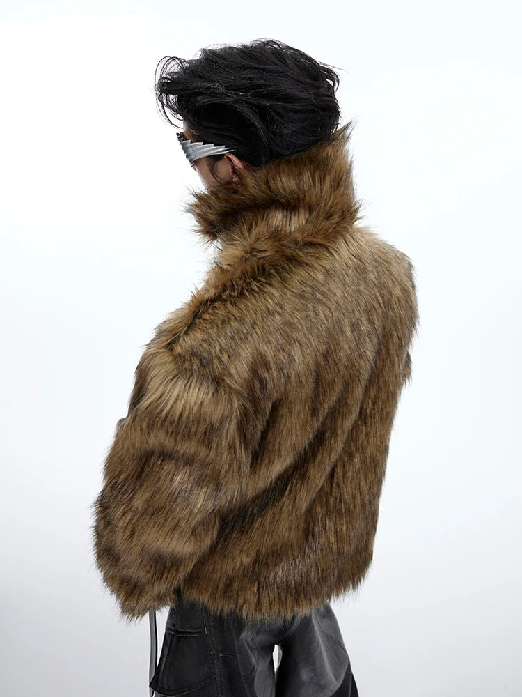 Męska krótka kurtka zimowa z wykładanym kołnierzem | Ciepła kurtka na chłodne dni