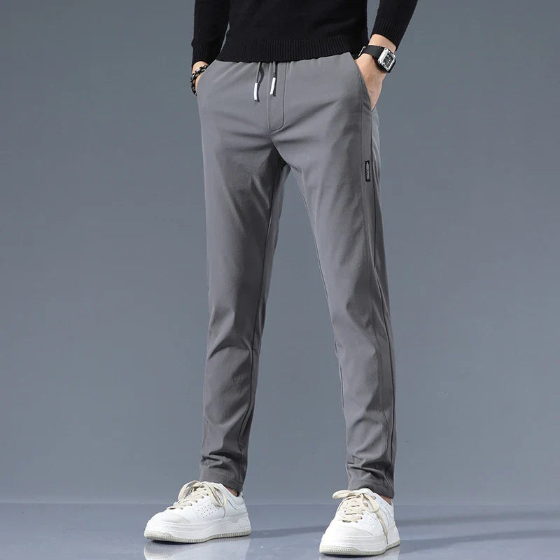 Spodnie męskie slim fit | Oddychająca tkanina | Styl casual-smart | Spodnie na co dzień