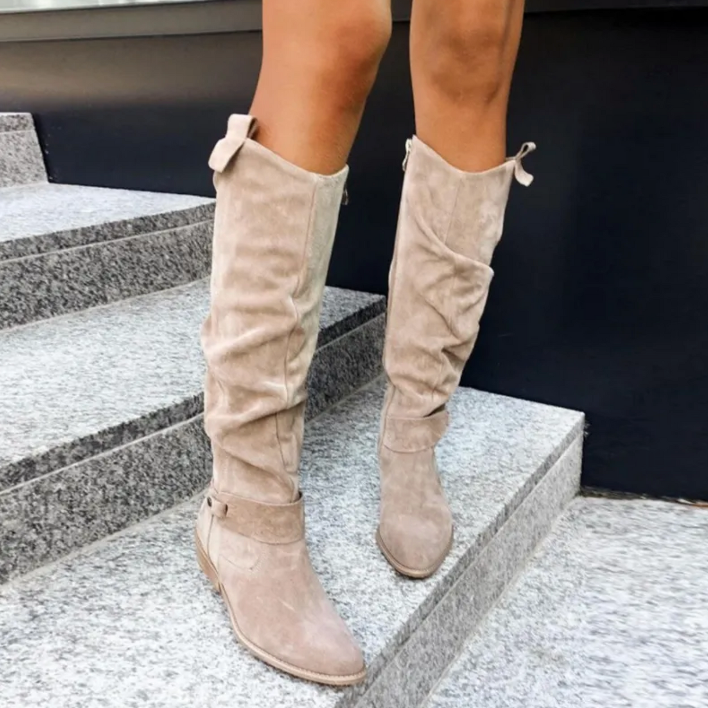 Wysokie Kozaki Damskie z Ociepleniem i Zamkiem | Eleganckie Buty Zimowe