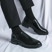 Mokasyny Męskie Slip On | Klasyczne Półbuty Smart Casual