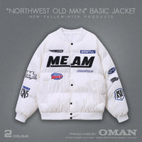 Męska kurtka zimowa w stylu streetwear z nadrukiem | Ciepła kurtka na zimę 