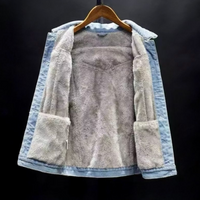 Kurtka Jeansowa Męska na Zimę | Ocieplana Podszewką | Klasyczny Krój