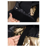 Kurtka Damska Zimowa Długa w Stylu Puchowym | Ciepła Kurtka Przeciwdeszczowa