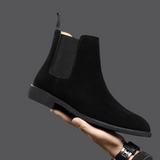 Botki Unisex z Zamszu | Styl Chelsea | Wygodne i Uniwersalne