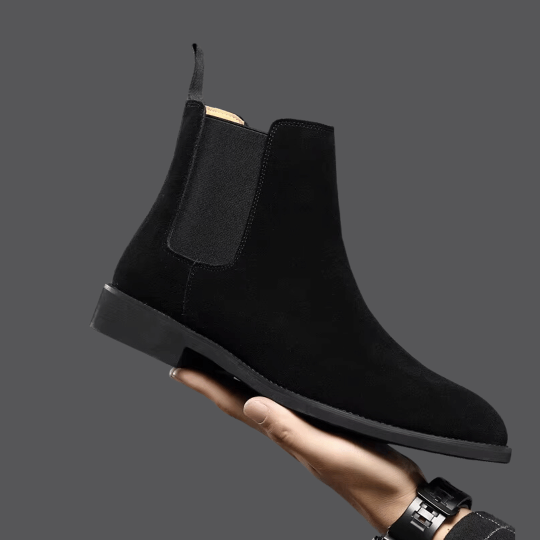 Botki Unisex z Zamszu | Styl Chelsea | Wygodne i Uniwersalne