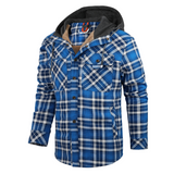 Kurtka Męska z Kapturem w Stylu Lumberjack | Ciepła Kurtka Zimowa i Przejściowa