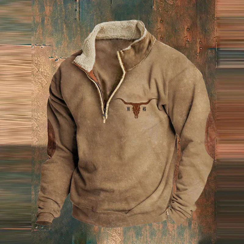 Sweter Męski Rozpinany z Zamkiem | Elegancki Kardigan na Co Dzień i do Pracy