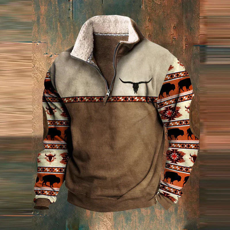 Sweter Męski Rozpinany z Zamkiem | Elegancki Kardigan na Co Dzień i do Pracy