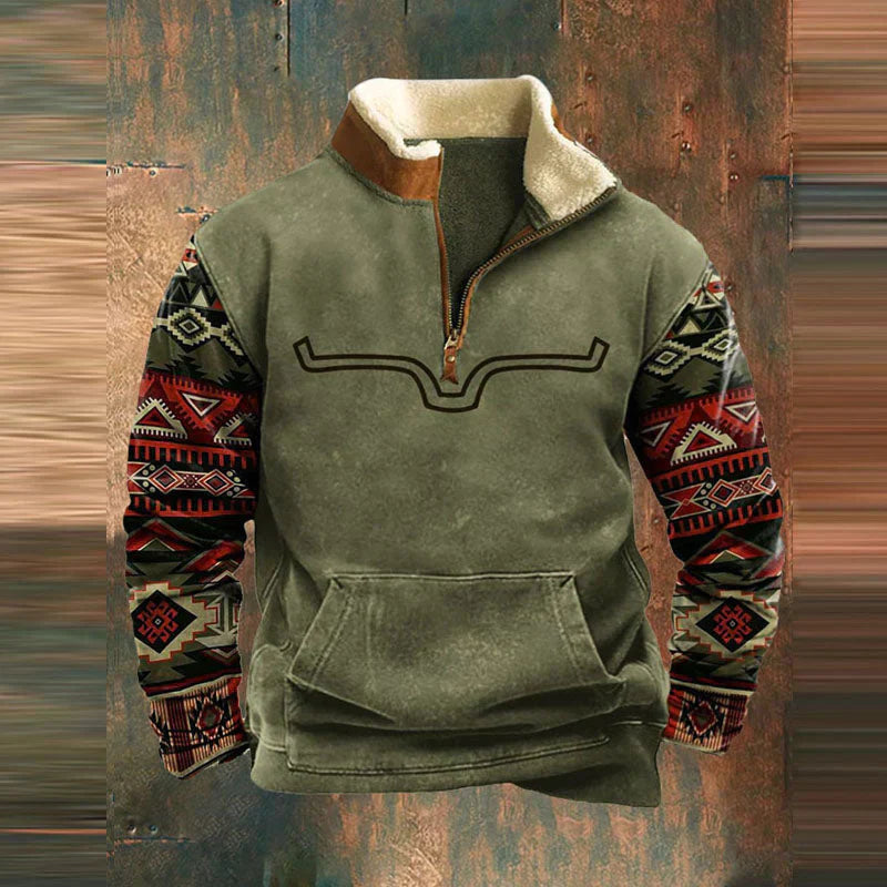 Sweter Męski Rozpinany z Zamkiem | Elegancki Kardigan na Co Dzień i do Pracy