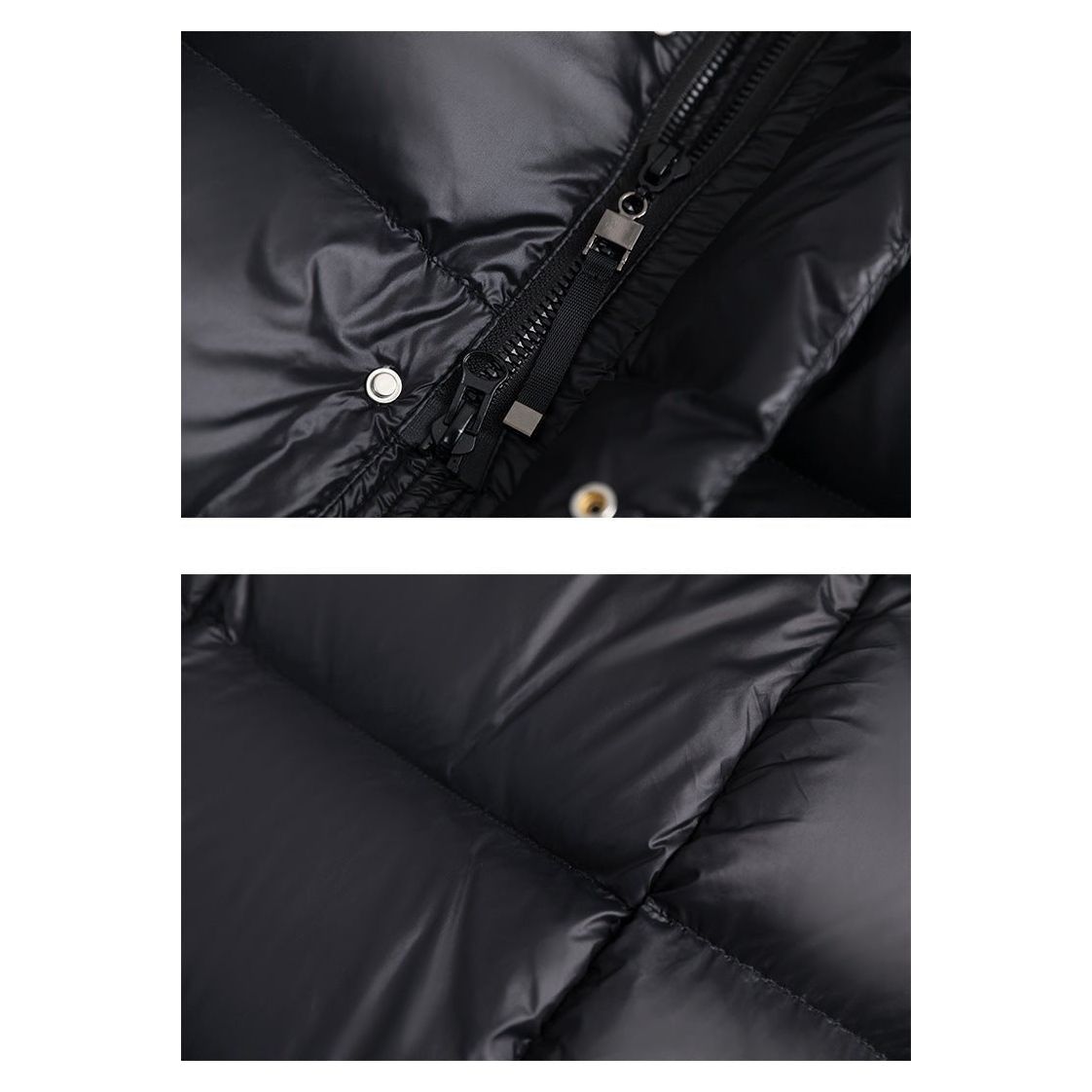 Kurtka Damska Zimowa Długa w Stylu Puchowym | Ciepła Kurtka Przeciwdeszczowa