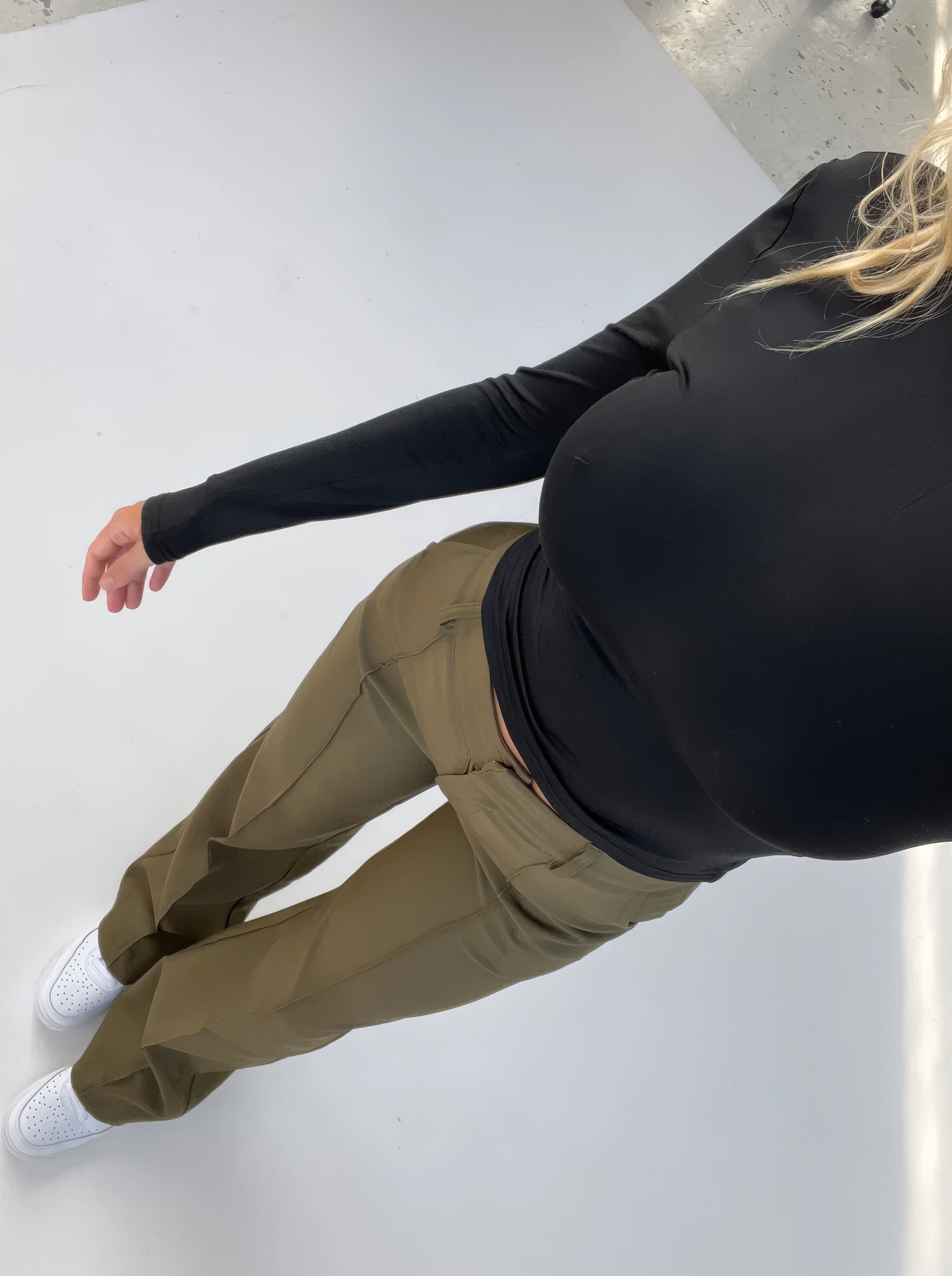 Eleganckie spodnie z wysokim stanem | Szerokie nogawki | Spodnie do pracy | Casual chic