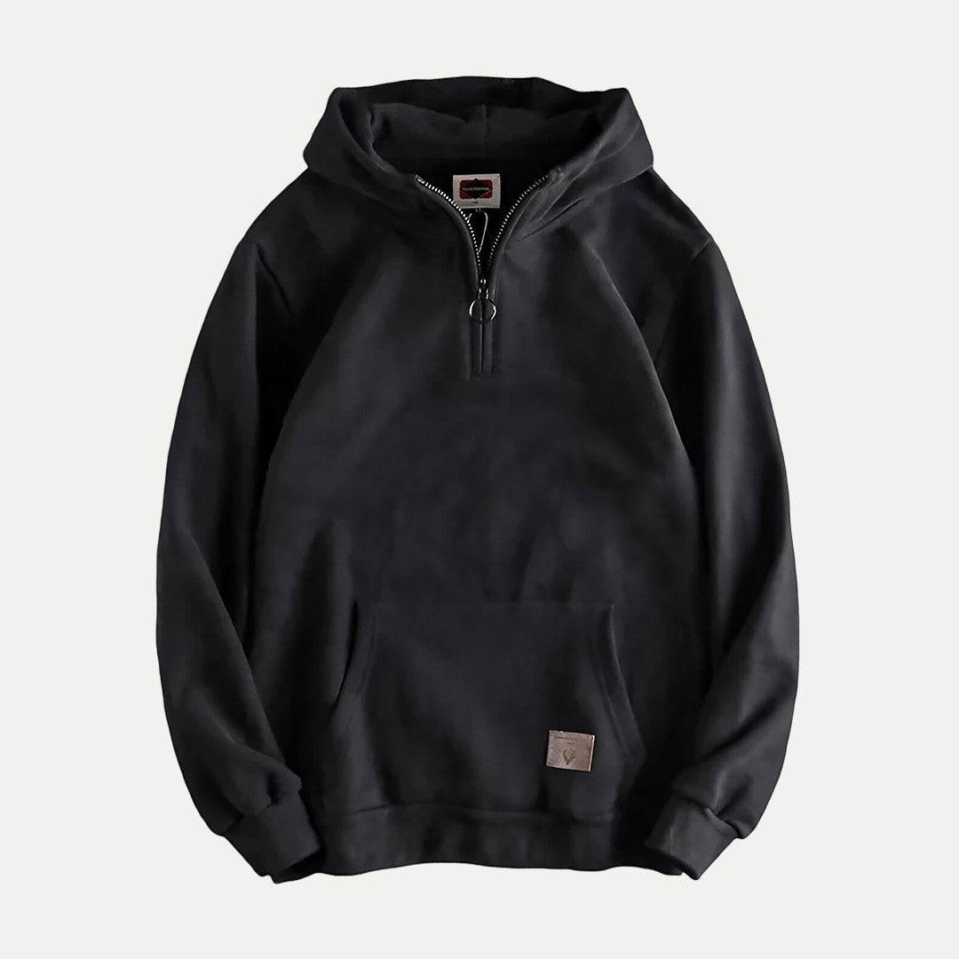Sweter Męski z Geometrycznym Patchworkiem | Luźny Krój | Casualowy Styl