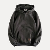 Sweter Męski z Geometrycznym Patchworkiem | Luźny Krój | Casualowy Styl