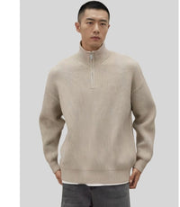 Castello | Quarter-Zip Cotton Sweater