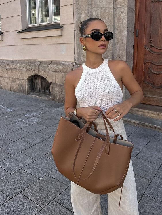 Torebka Damska Vintage | Shopper na Ramię | Elegancka i Pojemna