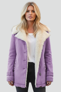 Damska kurtka przejściowa z szerokim kołnierzem | Stylowa kurtka na co dzień