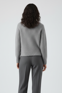 Damski kardigan zapinany na zamek o strukturalnym splocie | Sweter na co dzień