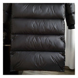 Kurtka Damska Zimowa Długa w Stylu Puchowym | Ciepła Kurtka Przeciwdeszczowa