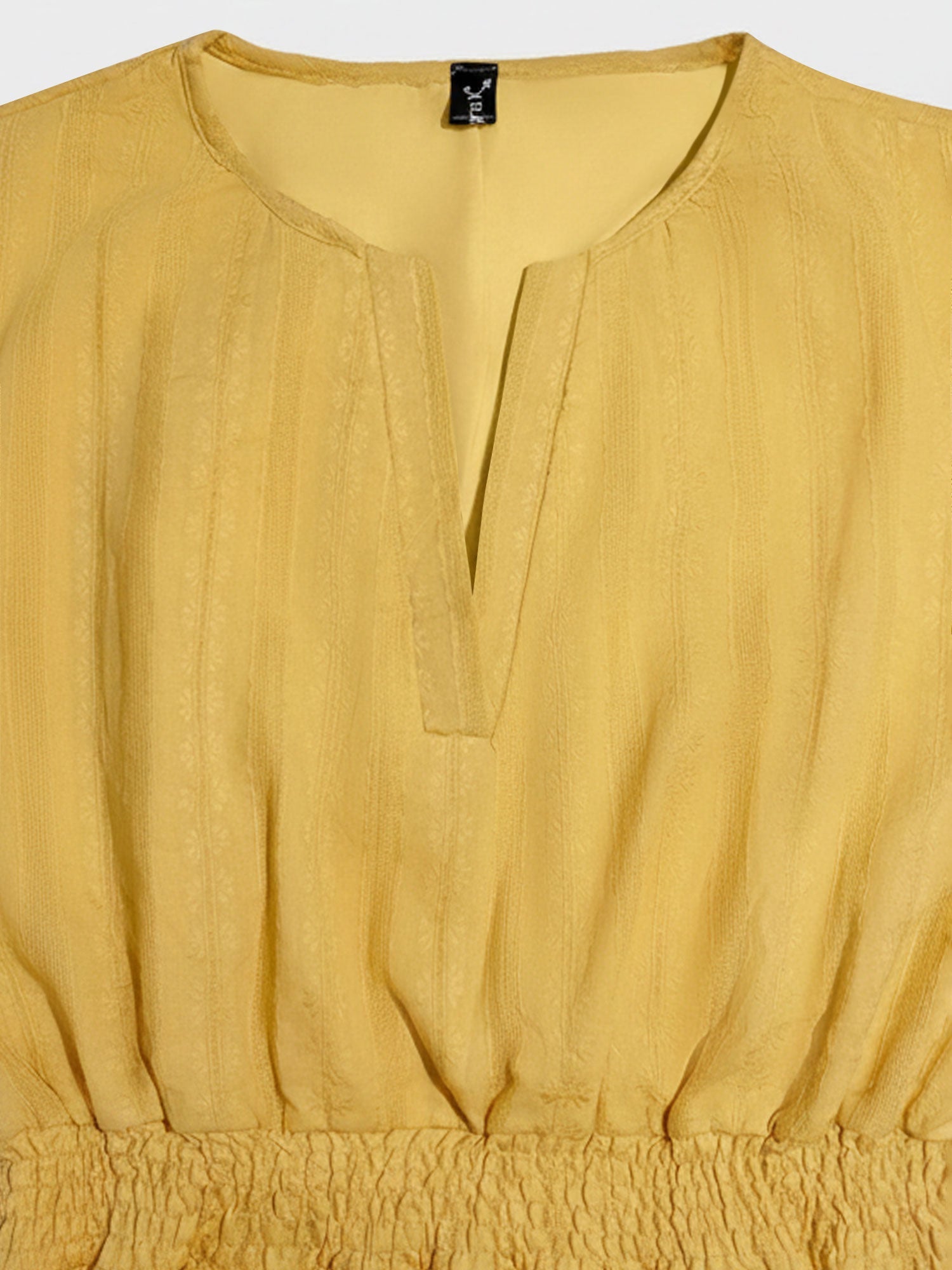 Damska Sukienka Midi z Bufiastymi Rękawami | Letnia Sukienka Casual