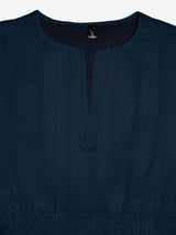 Damska Sukienka Midi z Bufiastymi Rękawami | Letnia Sukienka Casual