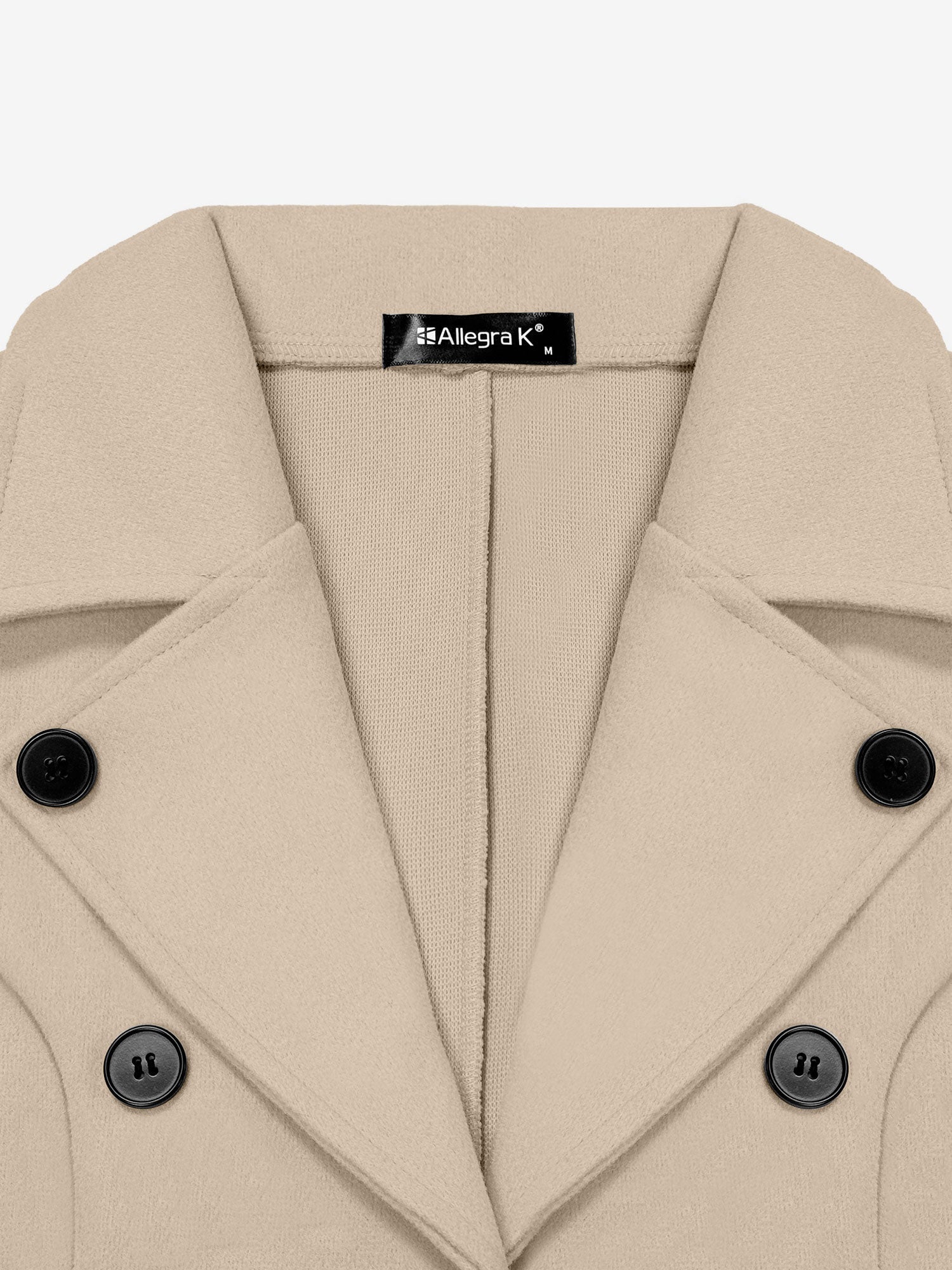 Płaszcz Damski Zimowy z Klapami i Guzikami | Elegancki Płaszcz