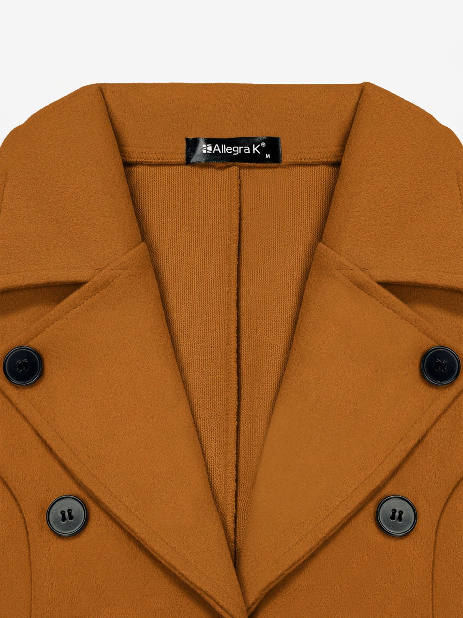 Płaszcz Damski Zimowy z Klapami i Guzikami | Elegancki Płaszcz