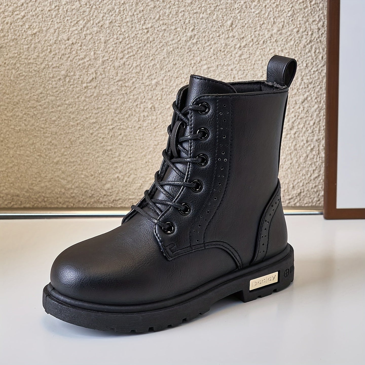 Buty Damskie Zimowe z Zamkiem i Sznurowaniem | Lekkie Botki Damskie na Jesień i Zimę