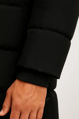 Męska kurtka zimowa przeciwdeszczowa pikowana | Ocieplana kurtka puffer na zimę