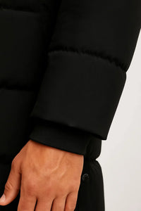 Męska kurtka zimowa przeciwdeszczowa pikowana | Ocieplana kurtka puffer na zimę