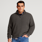 Sweter Męski z Półzamkiem w Klasycznym Stylu | Sweter Męski Elegancki