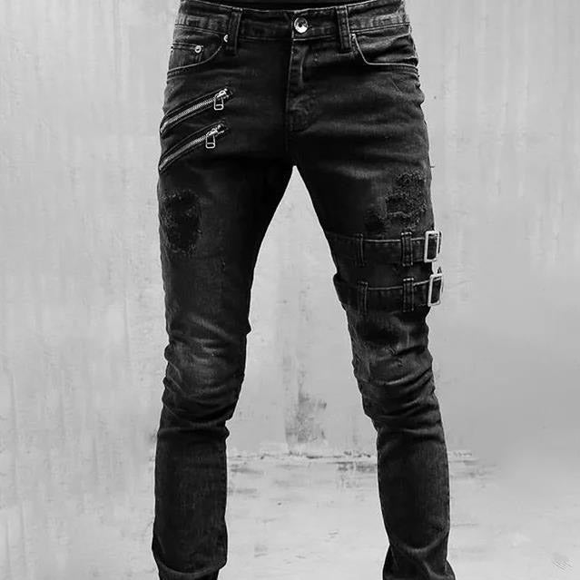 Jeansy Męskie w Stylu Casual | Modne Spodnie Męskie