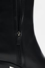 Damskie Botki z Noskiem w Szpic i Suwakiem | Eleganckie Buty na Obcasie