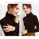Damski Golf Sweter w Klasycznym Kroju na Jesień i Zimę | Elegancki Ciepły Sweter