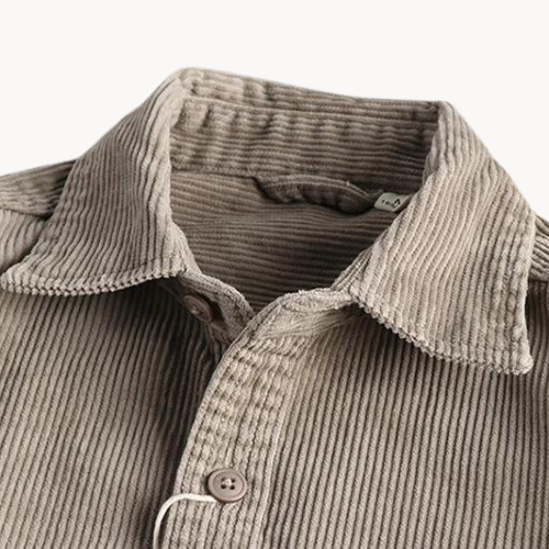 Koszula Męska Sztruksowa | Styl Casual | Jesienna Warstwa | Klasyczny Krój
