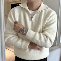 Castello | Quarter-Zip Cotton Sweater