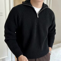 Castello | Quarter-Zip Cotton Sweater