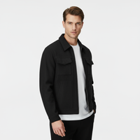 Męska Kurtka Koszulowa Przejściowa o Regularnym Kroju | Kurtka Męska Jesienna