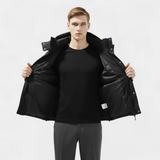 Męska Kurtka Zimowa Parka o Prostym Kroju | Kurtki Zimowe Męskie