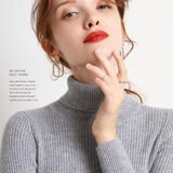 Damski Golf Sweter w Klasycznym Kroju na Jesień i Zimę | Elegancki Ciepły Sweter