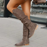 Wysokie Kozaki Damskie z Ociepleniem i Zamkiem | Eleganckie Buty Zimowe