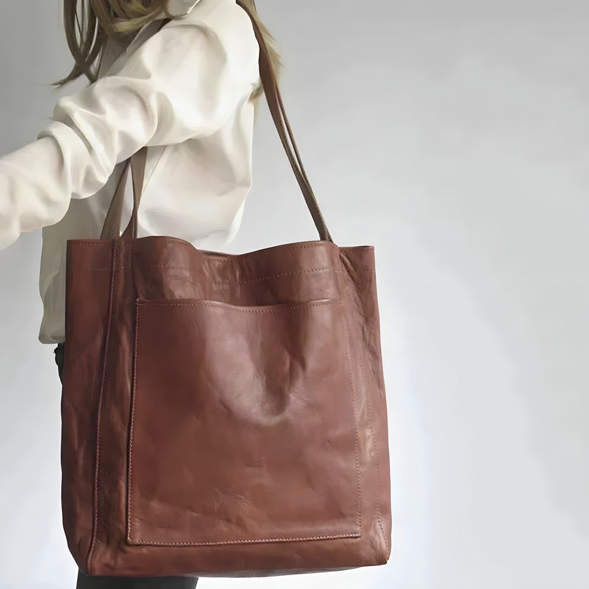 Torebka Damska ze Skóry PU | Elegancka Shopperka | Stylowa na Co Dzień