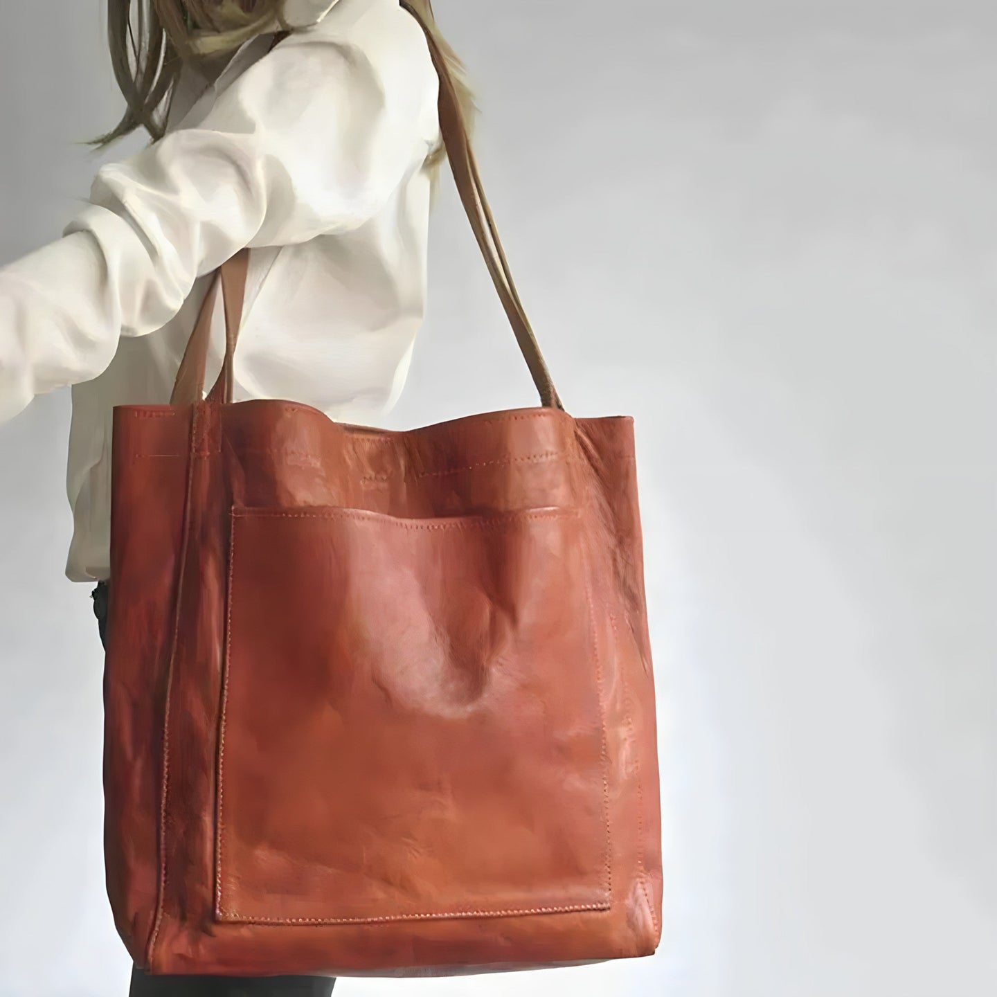 Torebka Damska ze Skóry PU | Elegancka Shopperka | Stylowa na Co Dzień