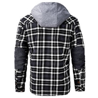 Kurtka Męska z Futrem w Stylu Lumberjack | Ciepła Kurtka Zimowa Męska