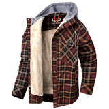 Kurtka Męska z Futrem w Stylu Lumberjack | Ciepła Kurtka Zimowa Męska