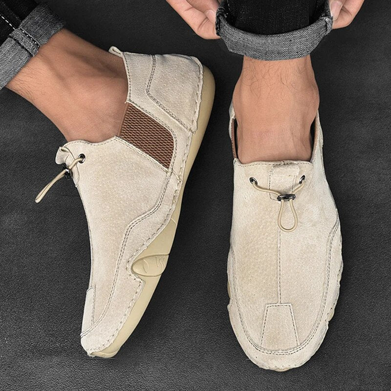 Męskie Buty Barefoot w Stylu Mokasynów | Wygodne Półbuty na Co Dzień
