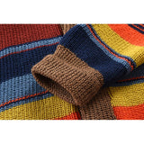 Sweter Męski z Kołnierzem w Stylu Colorblock | Elegancki Kardigan na Chłodne Dni