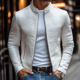 Kurtka Męska Slim Fit ze Stójką w Stylu Nowoczesnym | Kurtka Męska Przejściowa