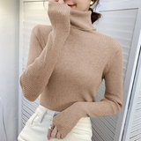 Damski Golf Sweter w Klasycznym Kroju na Jesień i Zimę | Elegancki Ciepły Sweter