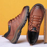 Męskie Buty Skórzane Wodoodporne na Zimę | Trwałe Obuwie Męskie Outdoor