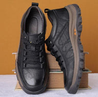 Męskie Buty Skórzane Wodoodporne na Zimę | Trwałe Obuwie Męskie Outdoor